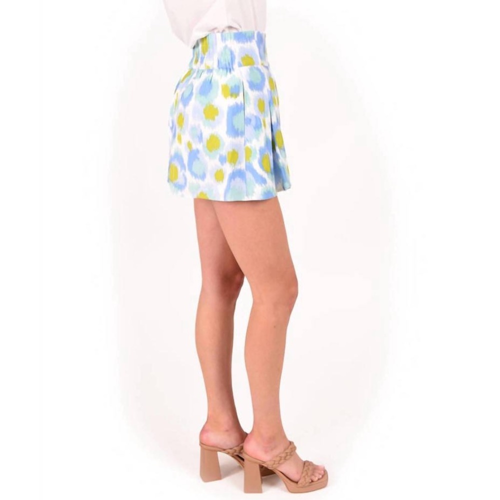 New Emily McCarthy Party Short size Large in Cheetah Ikat Print - Picture 2 of 8